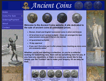 Tablet Screenshot of ancient-coins.co.uk